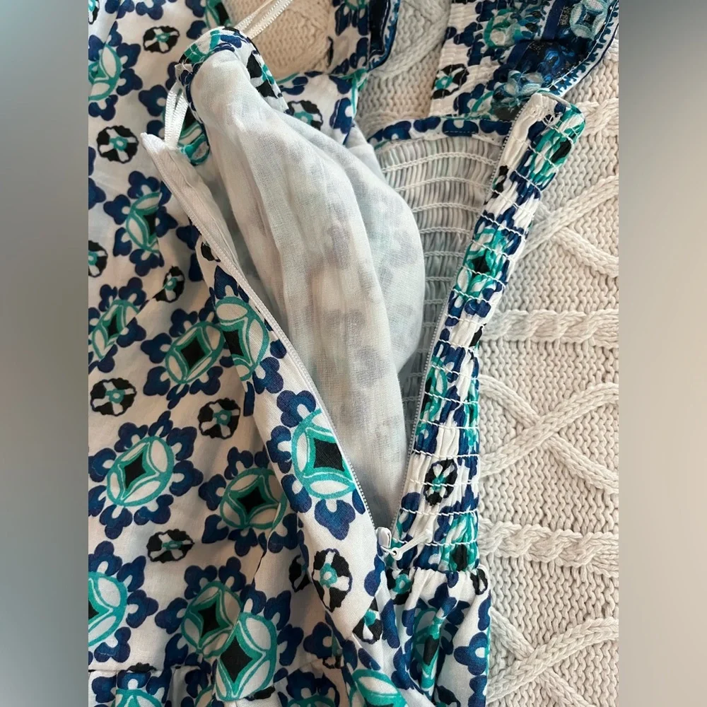 Lucky Brand Floral Maxi Dress with Ruffle Straps Women’s Size Small - Picture 3 of 16